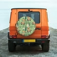 thumbnail image 6 of Balery Indian elephant Pattern Tire Covers - Tough Tire Wheel Protector for Truck, SUV, Trailer, Camper, RV-15 inch, 6 of 6