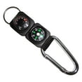thumbnail image 2 of Flmtop Outdoor Camping Hiking Survival Buckle Keychain Compass Thermometer Carabiner, 2 of 6