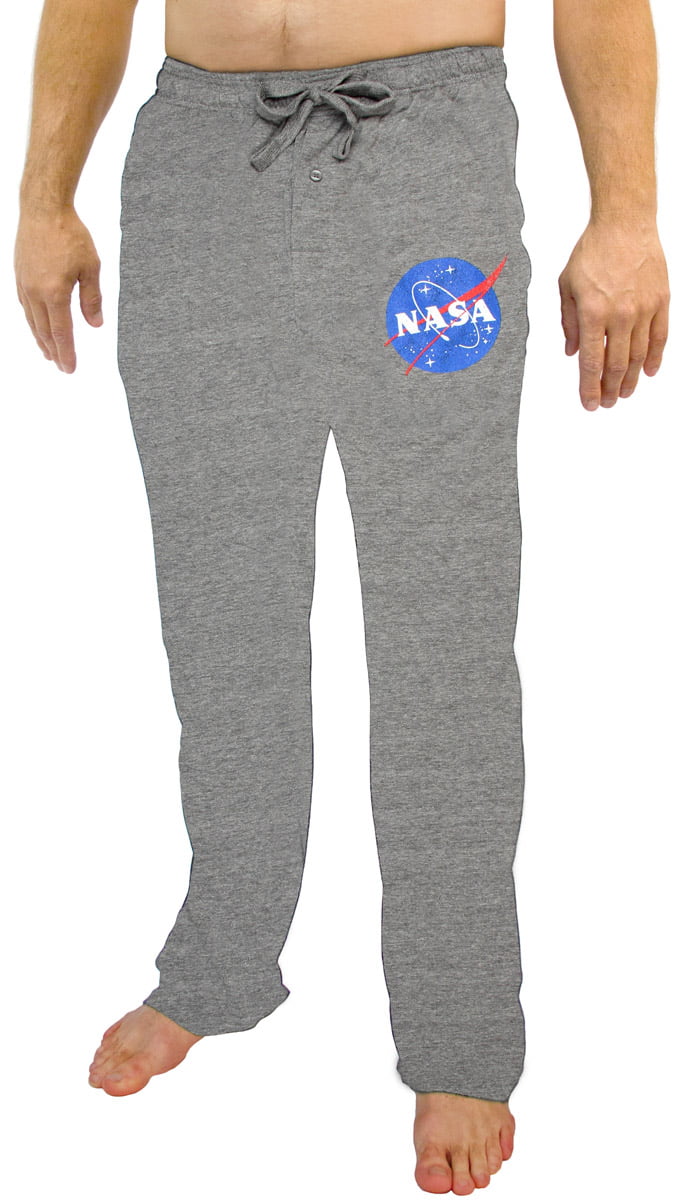 Buzz Aldrin Mens NASA Logo Novelty Pajama Pants Sleep wear NWOT Large XXL 