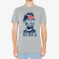 thumbnail image 4 of UGP Campus Apparel Abraham Lincoln Murica Basic Cotton T-Shirt - 2X-Large - Sport Grey, 4 of 7