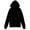 Black, variant on Jinhomg Cotton Knit Hoodies for Women Dressy Casual Solid Drawstring Hooded Sweatshirt Fall Winter Soft Comfy Long Sleeve Pullover Hoodie Black XL