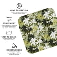 thumbnail image 3 of Vsdgher Hawaii Palms Leather Coasters for Drinks, Durable Drink Coasters 4 Set for Tabletop Protection, Luxurious Home Décor and Housewarming Gift ( {designName})Square, 3 of 6