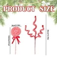 thumbnail image 3 of Candy Picks for Crafting, DIY Christmas Decorations, Yarn Bell Stems, Holiday Craft Supplies, Christmas Tree Picks, Gift Wrapping Embellishments, 3 of 6