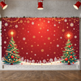 thumbnail image 6 of Cartoon Characters Merry Christmas Banner Santa Claus Snowman Reindeer for Christmas Party Holiday Decor, 6 of 9