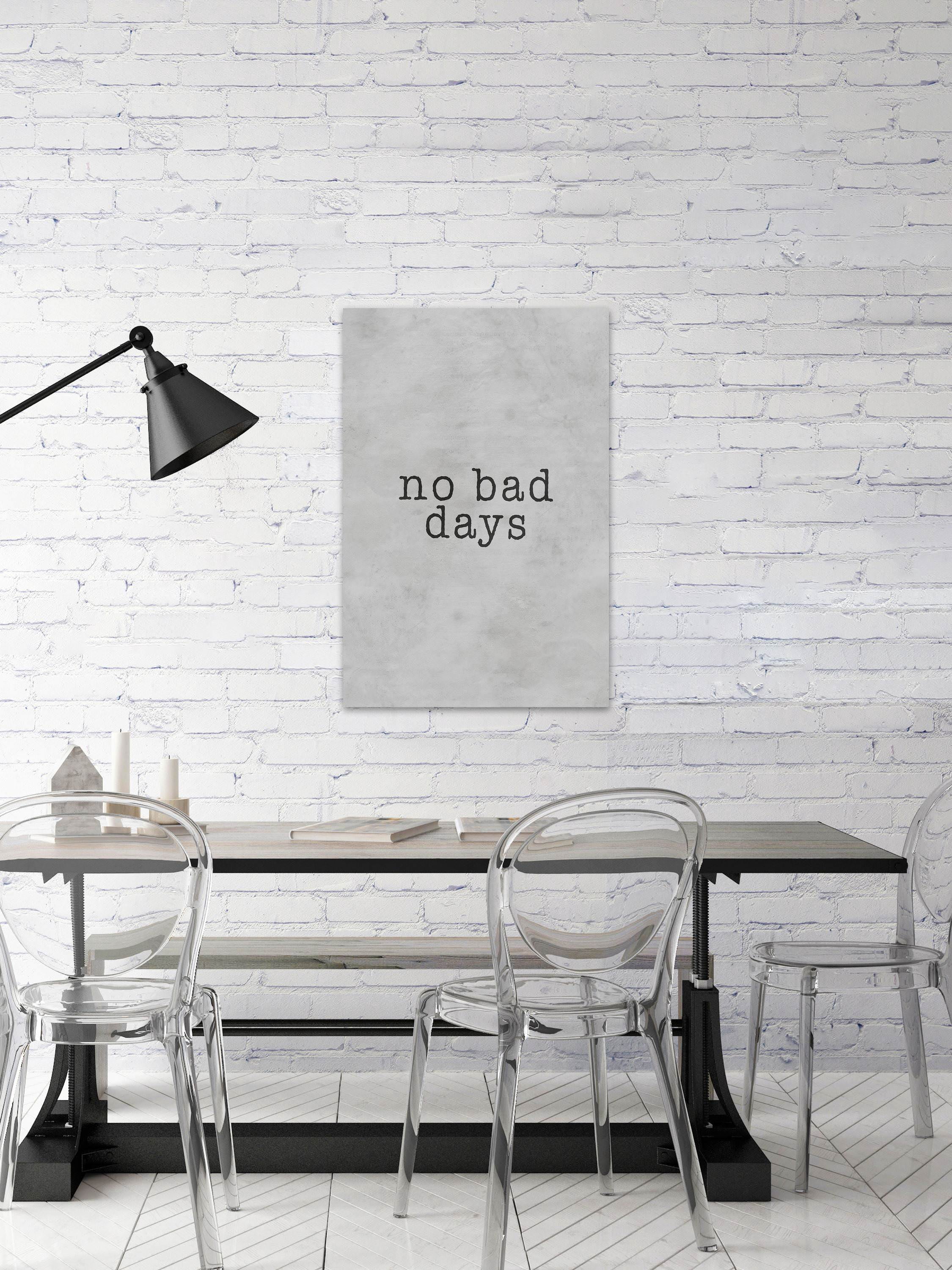 No Bad Days Painting Print on Wrapped Canvas