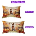 thumbnail image 5 of Happy Thanksgiving Australian Cattle Dog Give Thanks Fall Beanie Scarf Welcome Quilt Pillowcase Heeler Lover Gifts Throw Pillow Cover Bed Home Decor - 00020, 5 of 5