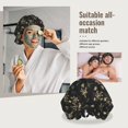 thumbnail image 7 of Tropic floral flower Silk Bonnet for Sleeping Women Men, Adjustable Elastic Satin Bonnet Bonnet for Sleeping, Soft Similar Silk Curly Cuteness Hair Bonnet for Sleeping, 7 of 7