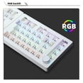 thumbnail image 3 of GMK70 Split Type Customized Gaming Mechanical Keyboard Kit Hot Swappable Gasket Ergonomic Keyboard Supports QMK/VIA, 3 of 5