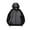 Black, variant on USSUMA Waterproof Jackets for Men Mens Windbreaker Jackets Long Sleeve Hooded Full Zipper Drawstring Coat Stylish Multicolor Loose Outerwear Running Fall Top