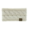 thumbnail image 2 of Spring Park Winter Knitted Fashion Headband, Soft, Comfortable, in Solid, Gray, 1 ct, 2 of 3