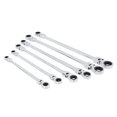 thumbnail image 2 of Juego de 6 llaves de trinquete de cabeza flexible, métricas 8-Llave de trinquete de doble extremo extra larga de acero CRV de 19 mm para reparación, 2 of 14