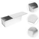 thumbnail image 2 of Caja de tostadas de metal Molde antiadherente de pan de aluminio Caja de tostadas de tostada Molde de hornear tostadas, 2 of 6