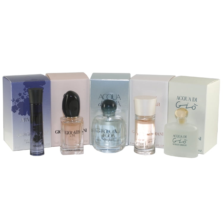 Giorgio Armani Assorted Perfume Gift Set for Women, 5 Pieces 