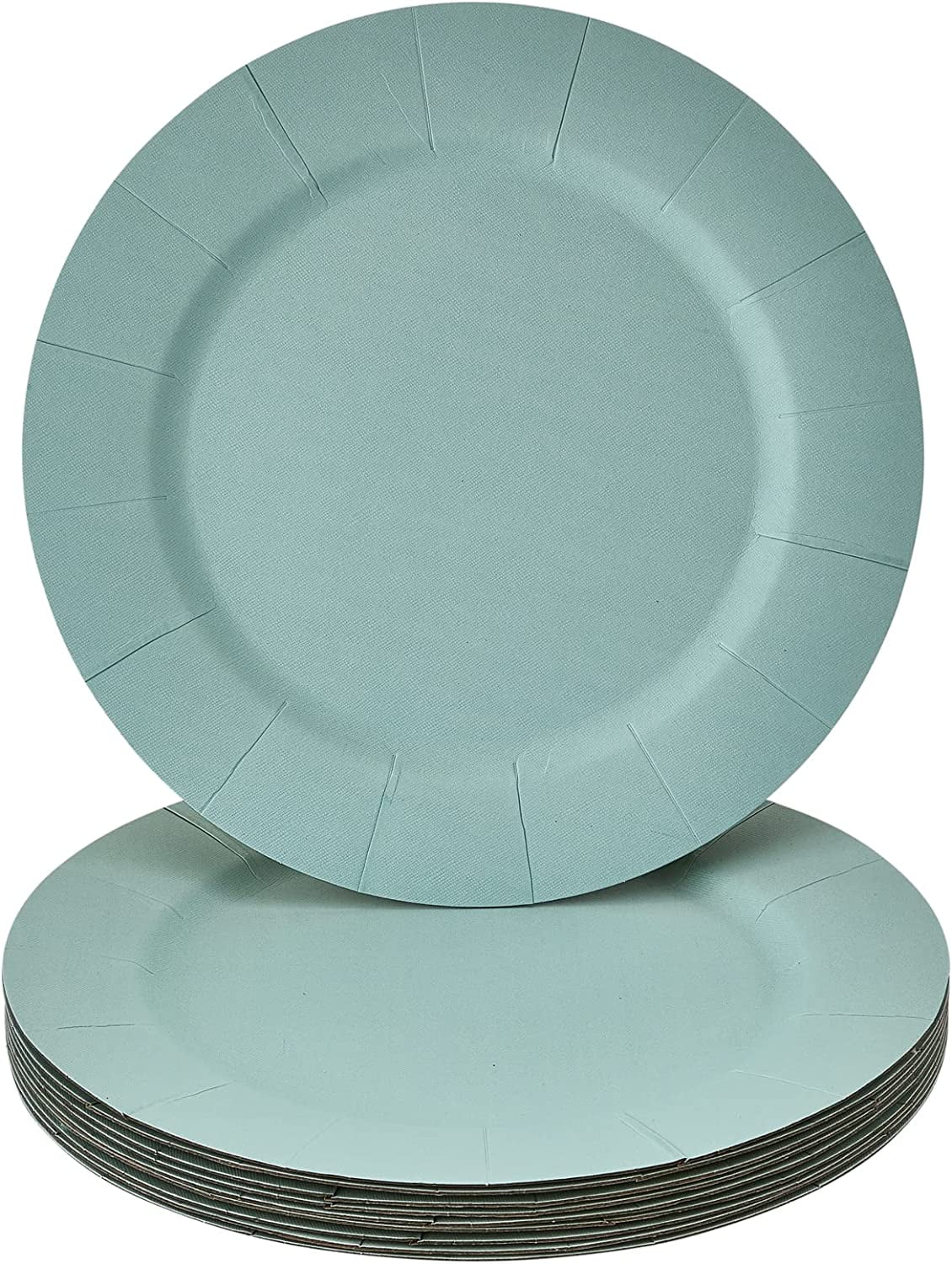 Elegant Disposable Charger Plates For Party - (10 Piece) Heavy Duty Disposable Dinner Set 13 ...
