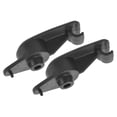 thumbnail image 2 of 10411051 Sun Visor Clip Bracket Holder Black Plastic LH & RH Pair for C5 New, 2 of 5