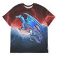 thumbnail image 5 of Wings of Fire T-Shirts for Men Women, Funny Novelty Tee for Adults, Fashion 3D Print Short Sleeve, Unisex Casual Crew Neck Tee, 5 of 8