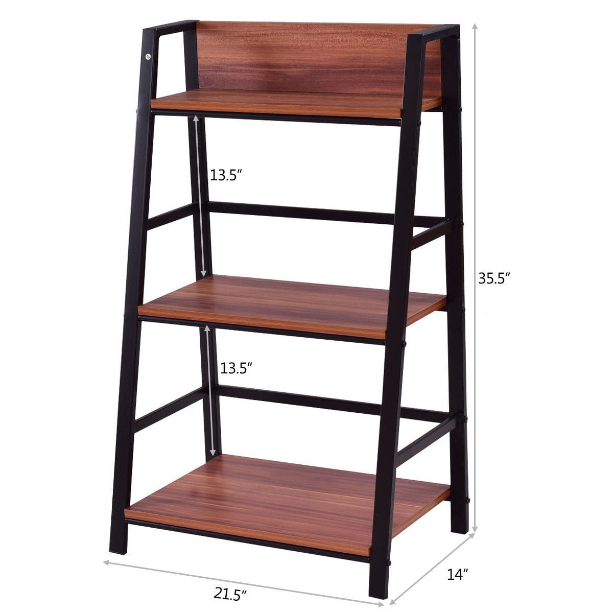 XSSS-ZC Transparent Bookshelf, Shelf, Transparent Folding Ladder,  Multifunctional Bookshelf Ladder, Indoor Bookshelf Ladder, Household Three  Step