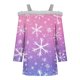 thumbnail image 5 of Puntoco Camiseta con estampado navideño de hombros descubiertos y estilo casual para mujer, 5 of 5