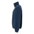 thumbnail image 3 of Burnside Mens Polar Fleece Quarter-Zip Pullover, XL, Navy, 3 of 4