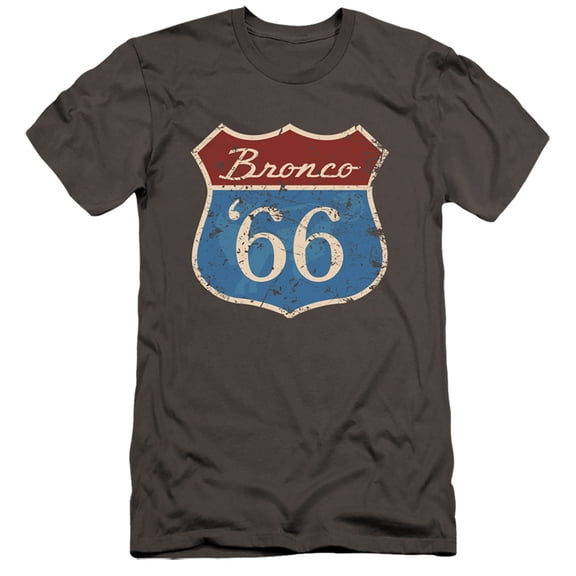 Ford Bronco Route 66 Bronco HBO S/S Adult 30/1 T-Shirt Charcoal