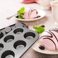 thumbnail image 6 of Kiplyki Carbon steel Half Mould DIY Chocolate Cupcake Cake Muffin Baking Mold, 6 of 9