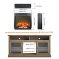thumbnail image 5 of CQSXDA 19.20'' x 18.10'' 1400W Electric Indoor Fireplace, 5 of 8