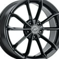 thumbnail image 2 of Platinum 457B Revelation 17x8 5x100 +35mm Gloss Black Wheel Rim 17" Inch, 2 of 3