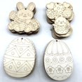 thumbnail image 4 of Colgante de madera con grabado láser para manualidades, conejitos de Pascua, Navidad, muebles, joyas, grafitis infantiles, 4 of 5