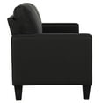 thumbnail image 6 of DHP Bridgette Track Arm Sofa and Couch, Black, 6 of 13