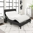 Allewie King Adjustable Bed Base Frame with New Generation Motor