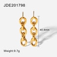 thumbnail image 5 of Pendientes Mujer DoradosPendientes Acero Titanio-5uds TUNC Sencillez, 5 of 5