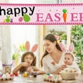 EIALIVE Easter Banner Hanging Flags Spring Outdoor Patio Decorations