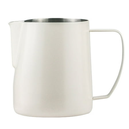 

Bluelans Coffee Frother Cup 450ML Coffee Steaming Pitcher Food Grade Ergonomic Handle Milk Frothing Pitcher Stainless Steel V-shaped Mouth Milk Jug Cup Espresso Machine Accessories