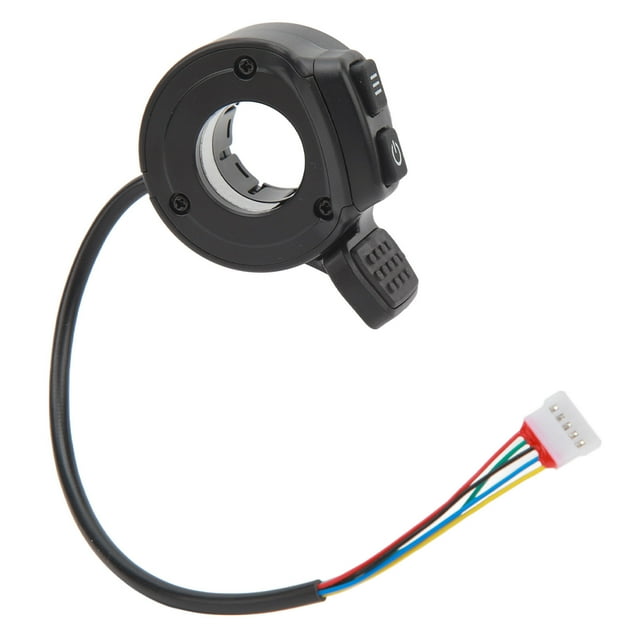 Acelerador de dedo para patinete eléctrico, con interruptor de encendido, Control de velocidad, pieza de repuesto para bicicleta eléctrica