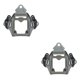 thumbnail image 1 of Wosthever WOSPORT, adaptador de montaje para casco de al aire libre, soporte de equipo de cazador, accesorios de modificación de Base, reemplazo para Gris 2piezas Wosthever CBP368127, 1 of 5