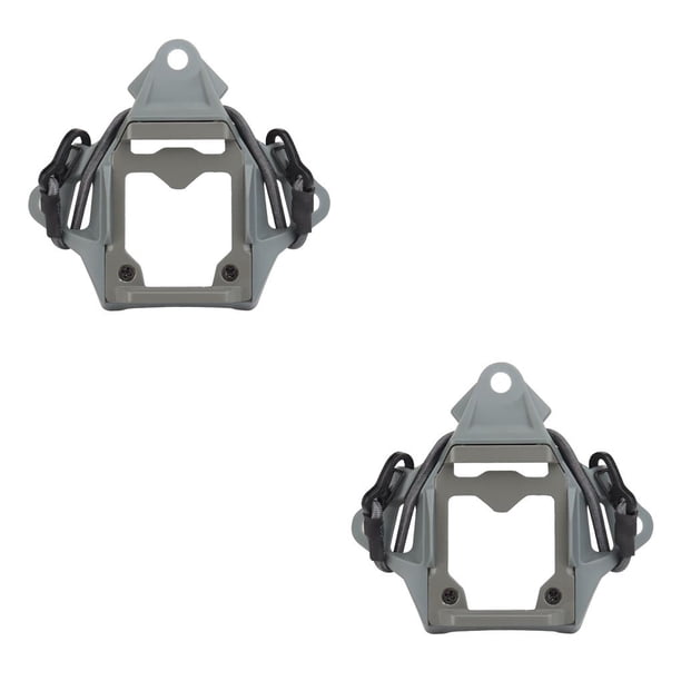 Wosthever WOSPORT, adaptador de montaje para casco de al aire libre, soporte de equipo de cazador, accesorios de modificación de Base, reemplazo para Gris 2piezas Wosthever CBP368127