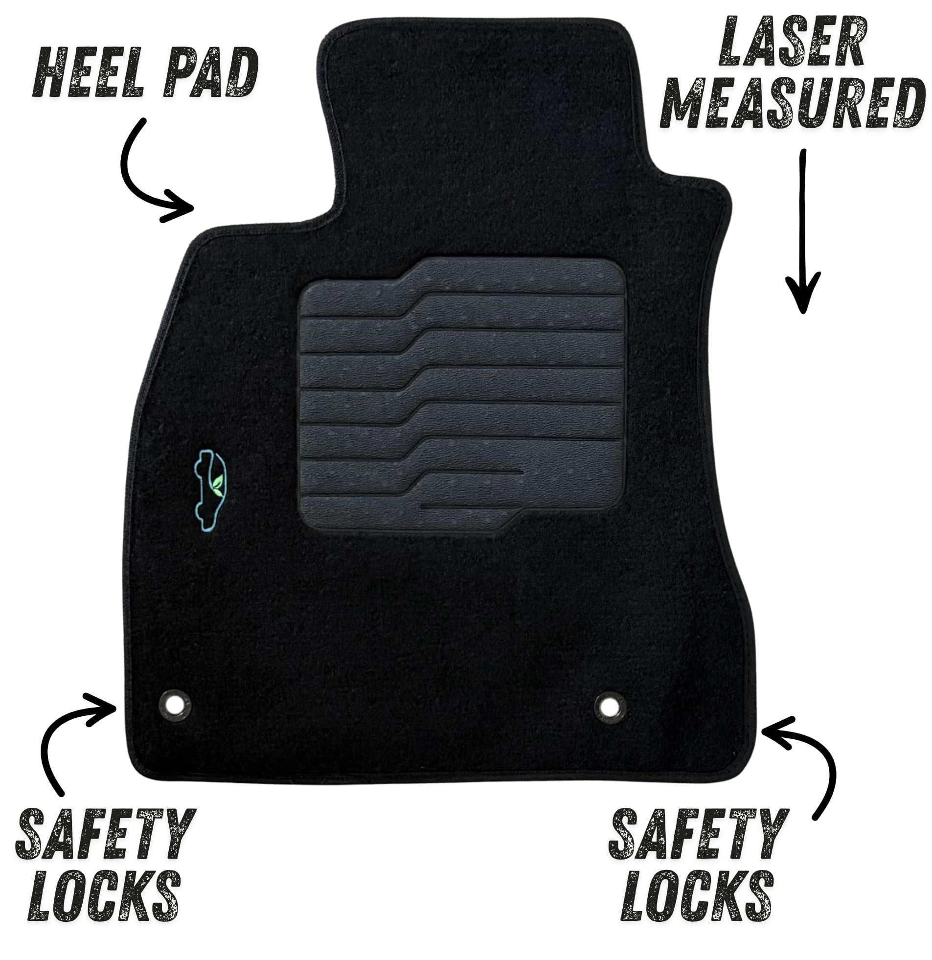 ecoMats Carpet Floor Mats Custom Fit for 2020 to 2026 Nissan Sentra