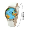thumbnail image 2 of ZsaeSM Watches for Women World Map Airplane Dial Quartz Watch for Travel Fashion Creative Ladies Watches, 2 of 2