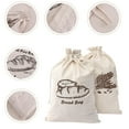 thumbnail image 4 of Bread Bag with Waterproof Lining Drawstring Closure Sourdough Storage Container, 4 of 9
