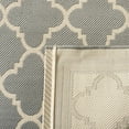 thumbnail image 2 of Safavieh Courtyard Anthracite Indoor Outdoor Rug - Runner 2'3" x 20', 2 of 5