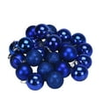 thumbnail image 2 of 2025 CISIL & 24-Count Christmas Tree Ornaments Shatterproof Multi-Textured Blue Balls 8cm 3.15In, 2 of 3