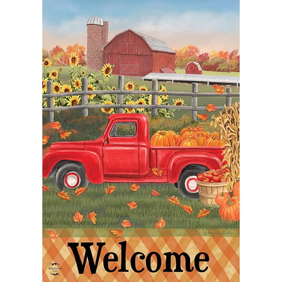 Briarwood Lane Fall Garden Flag 12x18 For Outdoor Fall Farm Welcome For Fall Garden Flag Flags For Outside