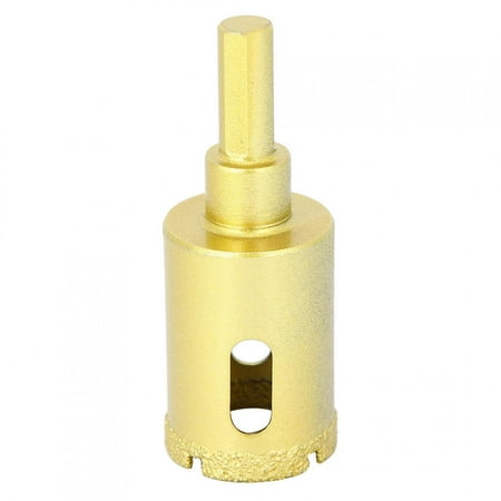 

Diamond Hole Saw Drill Bit Gold Granite Ceramic Tile Concrete Marble Drilling Tools 25mm