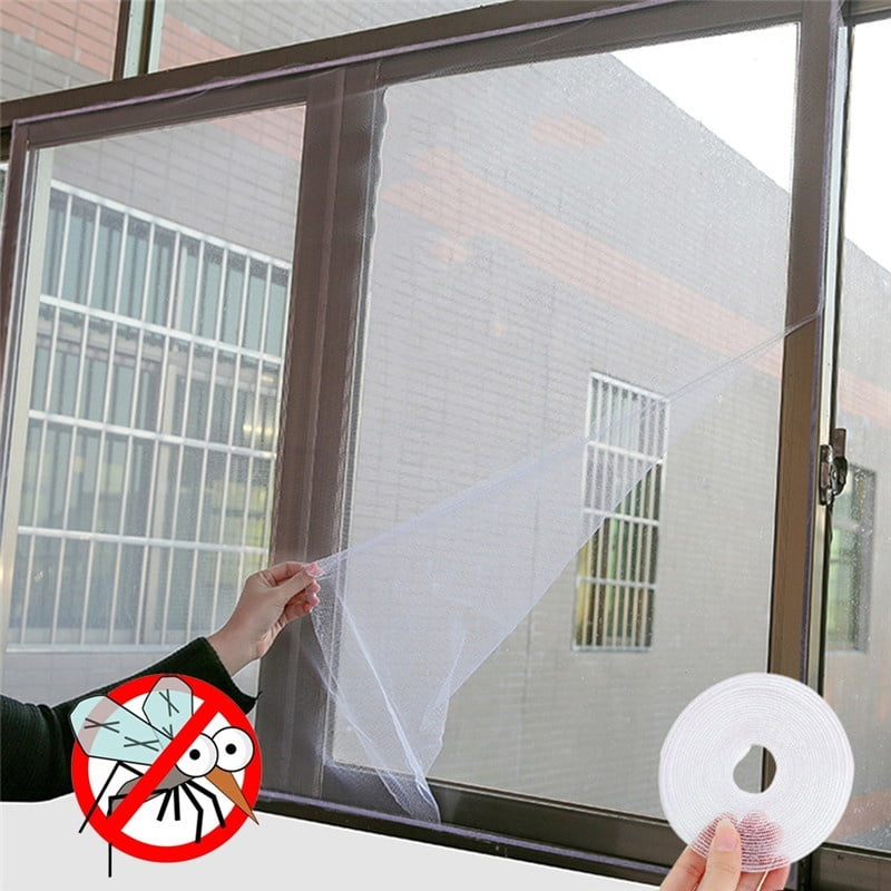 1.3M x 1.5M Selfadhesive Antimosquito Invisible Mesh Screen DIY