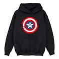thumbnail image 1 of Captain America Civil  Boys Distressed Shield Hoodie, 1 of 2