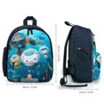 thumbnail image 2 of The Octonauts Backpack Cute Print Daypack Lightweight Casual Backpack Travel Hiking Backpacks, 2 of 6