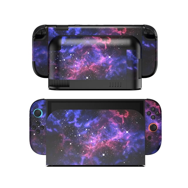 Nintendo Switch 2 Decorative Skin (Horn Grip Design) - Full-Body Protective Vinyl Decal for NS2 Console & Joy-Cons, Scratch-Resistant, Easy to Apply/Remove, Custom Colorful Stickers for Switch 2