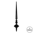 thumbnail image 2 of Vickerman M183317S 12 Po. Embout de Cupola Noir Brillant 3 par Sac, 2 of 3
