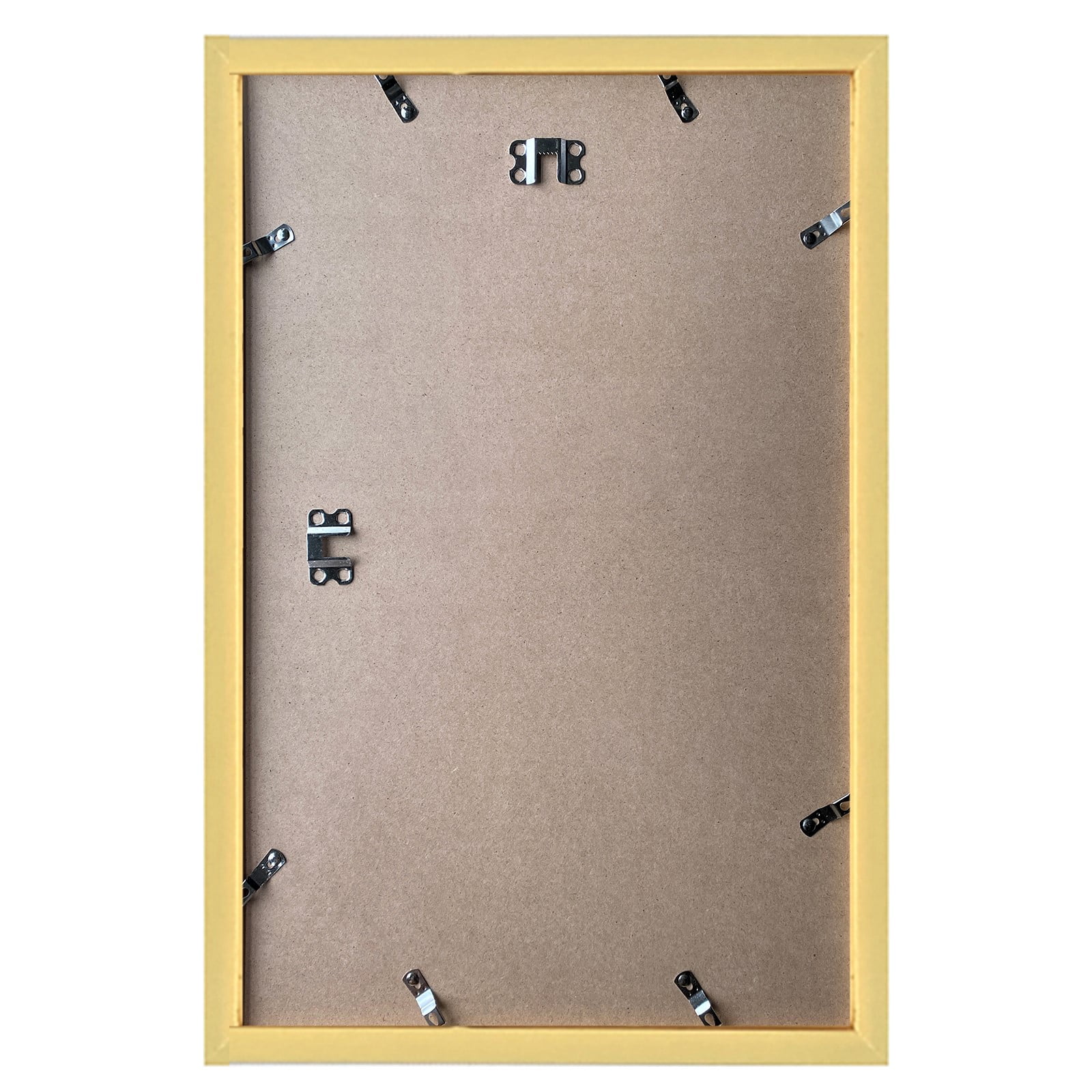 Picture Frame PVC Gold Frame 14.2W*3.1D*20.3H/7.9LB Wall Mount Display, Pack of 5