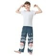 thumbnail image 2 of FORMRS Boys Pajama Pants with Pockets Size 6-8Y Kids Lounge Sleep Bottoms, Christmas Santa, 2 of 8